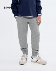 MANGO GREY PIQUE JOGGER TROUSER 17044418
