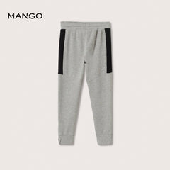 MANGO GREY SIDE BANDS JOGGER TROUSER 17055919