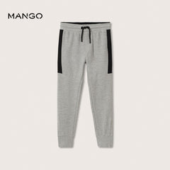 MANGO GREY SIDE BANDS JOGGER TROUSER 17055919