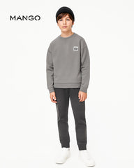 MANGO GREY SURFING CULTURE SWEATSHIRT 2 PCS SET