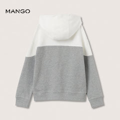 MANGO GREY WHITE CHALLENGE ACCEPTED HOODIE