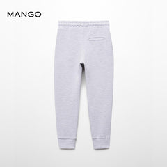 MANGO HEATHER GREY OTTO JOGGER TROUSER 67074456