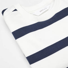 MANGO HOLIDAY NAVY STRIPED SWEATSHIRT 67056003