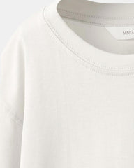 MANGO ICE GREY ALSAKA PRINT COTTON T-SHIRT