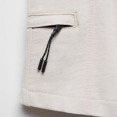 MANGO OFF WHITE ELASTIC WAIST BERMUDA SHORTS 67067711