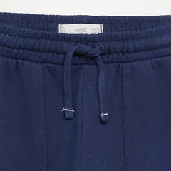MANGO INDIGO BLUE CORD ORGANIC TROUSER 9403