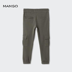 MANGO KHAKI CARGO JOGGER TROUSER 47041506