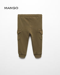 MANGO KHAKI CARGO JOGGER TROUSER 57034394