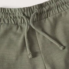 MANGO KHAKI COTTON JEGGER BERMUDA SHORT