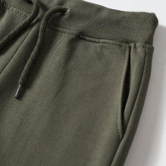 MANGO KHAKI COTTON JOGGER STYLE TROUSER 37051027
