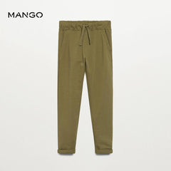 MANGO KHAKI COTTON JOGGING PANTS 5690