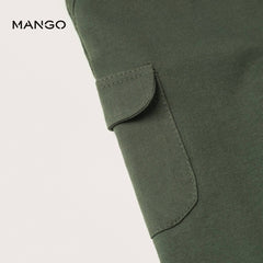 MANGO KHAKI KIDS CARGO TROUSER 27052515