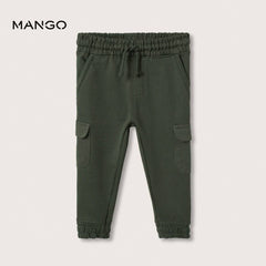 MANGO KHAKI KIDS CARGO TROUSER 27052515
