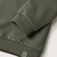 MANGO KHAKI OVERSIZED COTTON SWEATSHIRT 74383