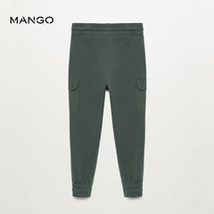 MANGO KHAKI POCKET JOGGER TROUSER