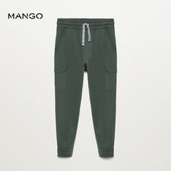 MANGO KHAKI POCKET JOGGER TROUSER