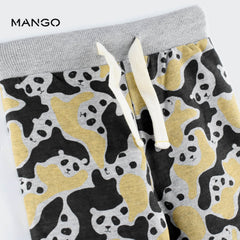 MANGO KIDS PANDA PRINT TROUSER