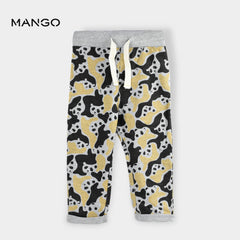 MANGO KIDS PANDA PRINT TROUSER