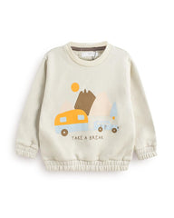 BRANDED LIGHT BEIGE TAKE A BREAK 2 PCS SET