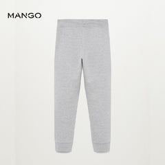 MANGO LIGHT GREY CORD ORGANIC TROUSER 61507