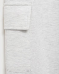 MANGO LIGHT GREY COTTON CARGO TROUSER 17084422