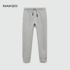 MANGO LIGHT GREY FRANCIA JOGGER STYLE TROUSER 77083271