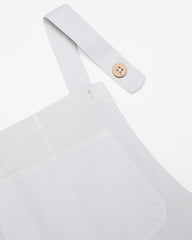 MANGO LIGHT PASTEL GREY COTTON DUNGAREE