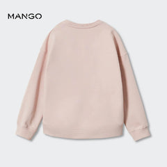 MANGO LIGHT PINK COLLECT MOMENTS SWEATSHIRT 1050