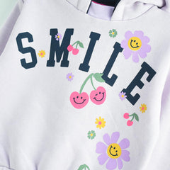 BRANDED LILAC SMILE PRINTED 2 PCS SET