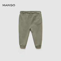 MANGO MEDIUM GREEN JOGGER TROUSER 77062928