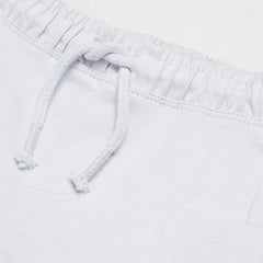 MANGO MINT BLUE ELASTIC WAIST BERMUDA SHORTS 67047917