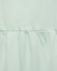 MANGO MINT GREEEN SWISS EMBROIDERY DETAIL TOP