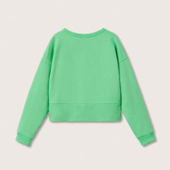 MNG MINT GREEN KNOTTED OVERSIZED SWEATSHIRT