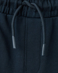 MANGO NAVY BASIC COTTON BERMUDA SHORTS