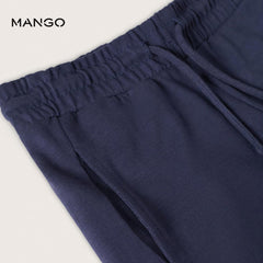 MANGO NAVY BLUE BERMUDA SHORT 37030025