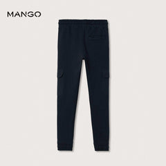 MANGO NAVY BLUE CARGO JOGGER TROUSER 27042002