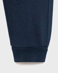 MANGO NAVY BLUE COTTON JOGGER STYLE TROUSER 17033289
