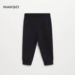 MANGO BLACK COTTON JOGGER TROUSER-1068