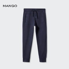 MANGO NAVY BLUE JOGGER STYLE TROUSER 62519
