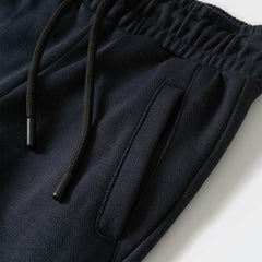 MANGO NAVY BLUE JOGGER TROUSER WITH SEAMS 3253