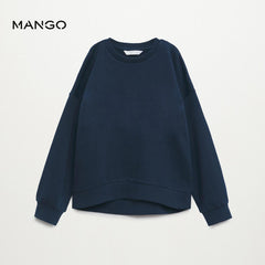MANGO NAVY BLUE PLAIN SWEATSHIRT 24