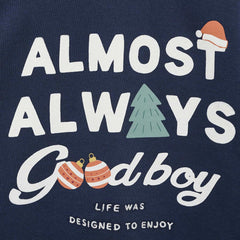 MANGO NAVY GOOD BOY COTTON SWEATSHIRT 77019411