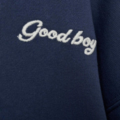 MANGO NAVY GOOD BOY COTTON SWEATSHIRT 77019411