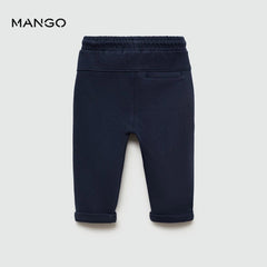 MANGO NAVY NANTES JOGGER STYLE TROUSER 77053287