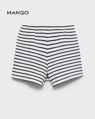 MANGO NAVY STRIPED SKORT