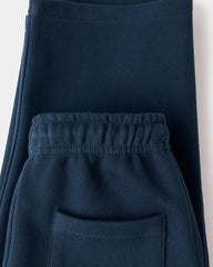 MANGO NAVY UNISEX JOGGERS WITH ELASTIC WAIST 17077898