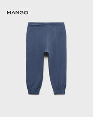 MANGO NIGHT BLUE COTTON JOGGERS TROUSER 17074427