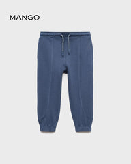 MANGO NIGHT BLUE COTTON JOGGERS TROUSER 17074427