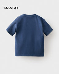 MANGO NIGHT BLUE RIDE OUTSIDE T-SHIRT 17043293