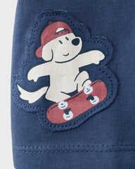 MANGO NIGHT BLUE RIDE OUTSIDE T-SHIRT 17043293